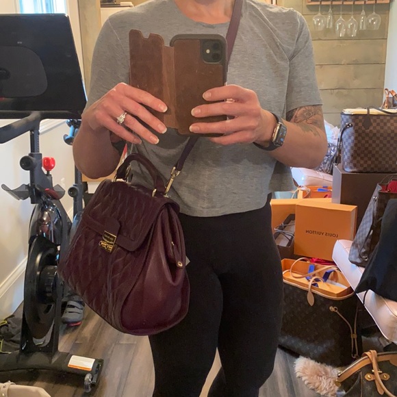 NWT Vera Bradley Quilted Stella Satchel Aubergine - Picture 17 of 17